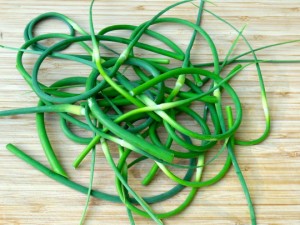 garlic scapes