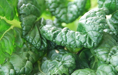 chilled greens ginger sesame