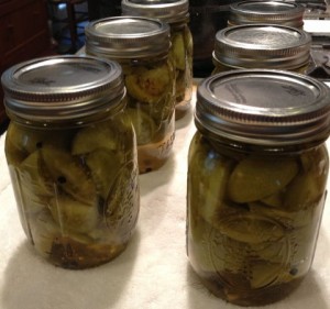 pickled green tomatoes