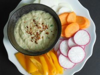 White Bean and Garlic Scape Dip | Get the Good Stuff