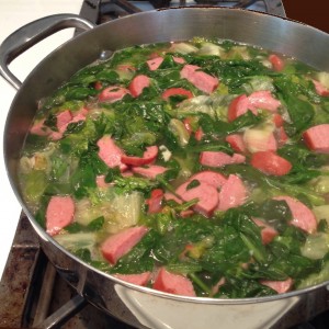 white bean escarole and sausage soup