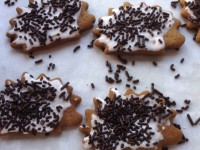 gingerbread hedgehog cookies