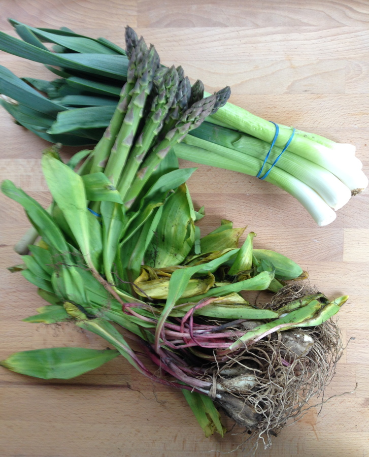 ramps and asparagus