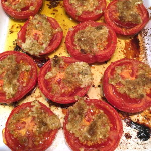 extra baked tomatoes