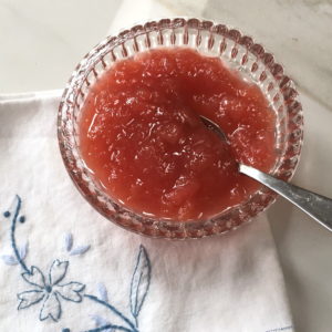 Simplest Rhubarb compote