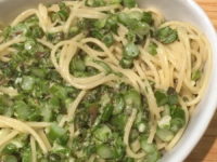 pasta with asparagus and mint