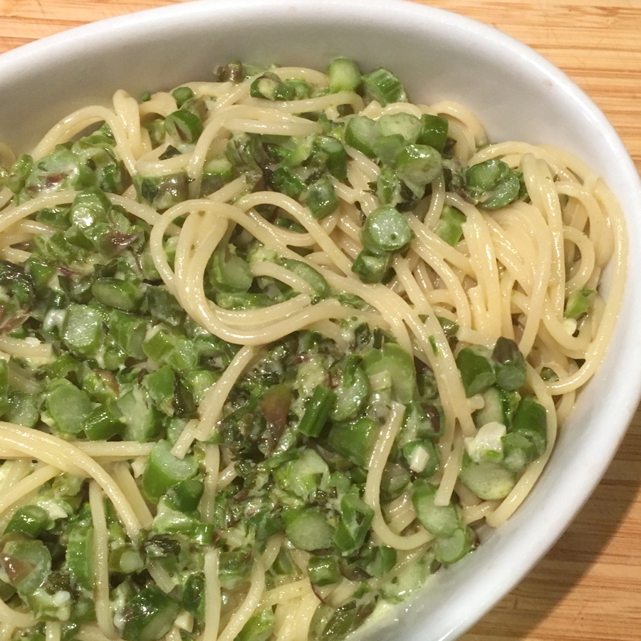 Pasta with Asparagus and Mint Get the Good Stuff!