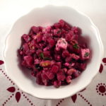 beet salad with feta and walnuts