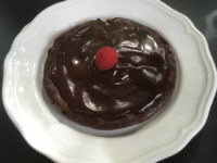 flourless chocolate cake for 2