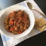 Stuffed Pepper Soup in Bowl