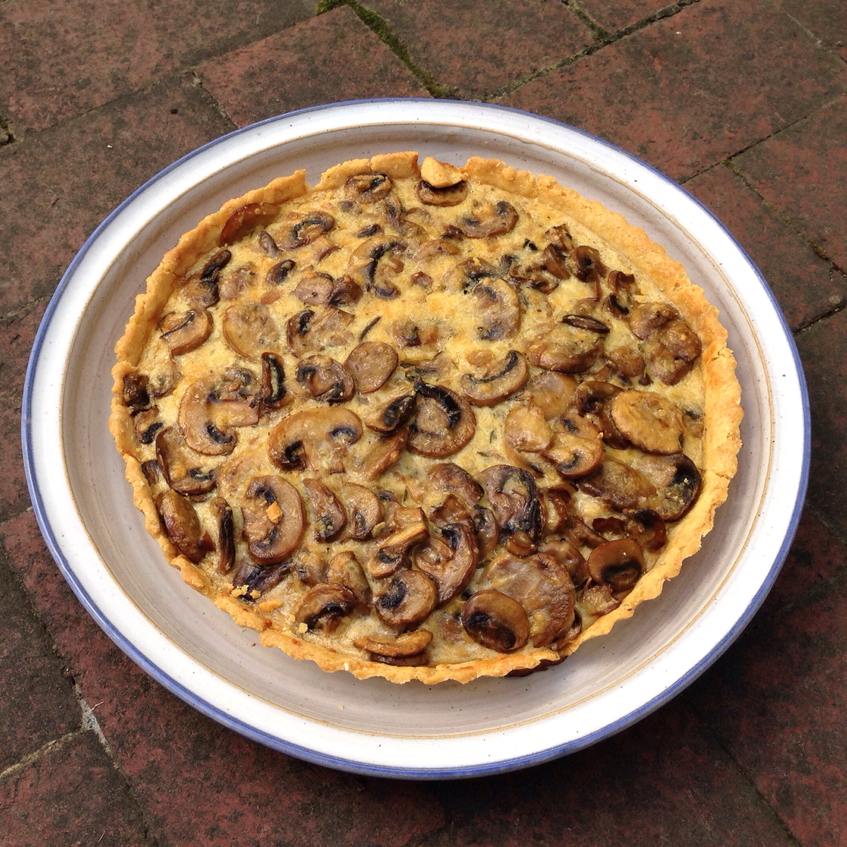 Mushroom Tart Get the Good Stuff