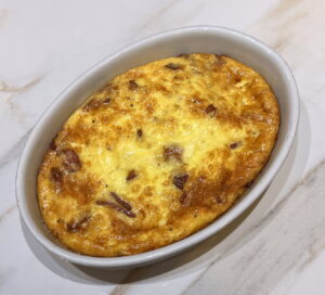 Crustless quiche Lorraine